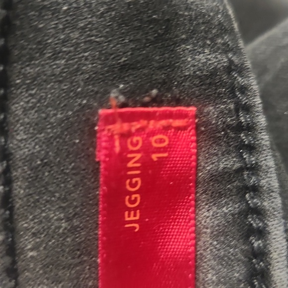 Jennifer Lopez Black/Gray Skinny Jeans/Jeggings Women's Size 10, GUC - Picture 5 of 6